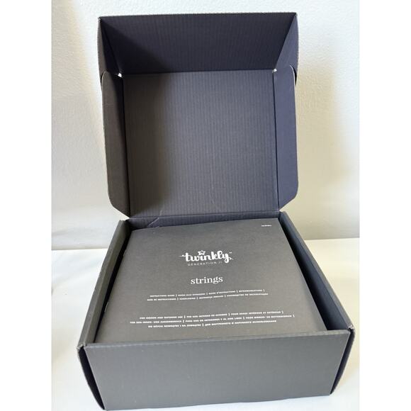 Twinkly Strings Green Wire Christmas Lights, Multicolor, 100 RGB LED, 26.2ft - Picture 7 of 9